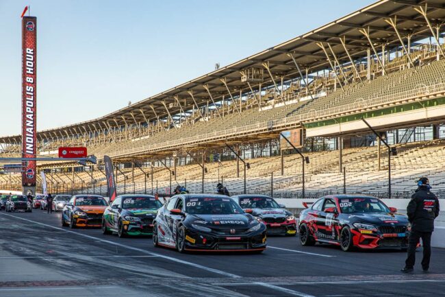 Dai Yoshihara with pole position at the TC America TCX Indy finale