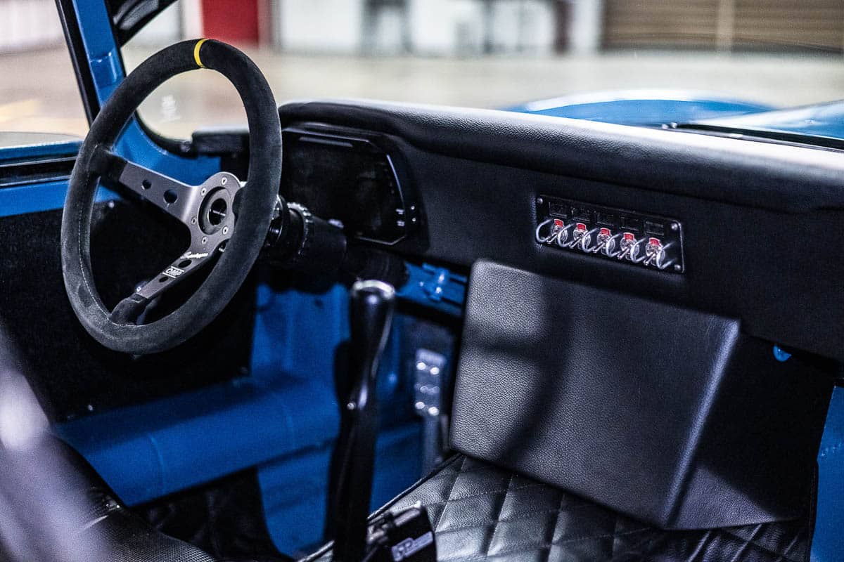 ENEOS XKE 2JZ Interior Steering View