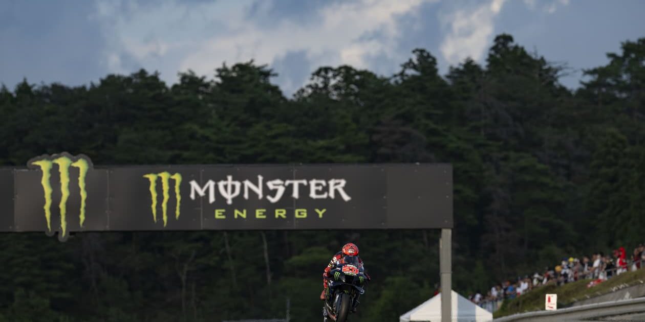 Fabio Quartararo qualifying lap at Mobility Resort Motegi for the 2023 Grand Prix of Japan MotoGP