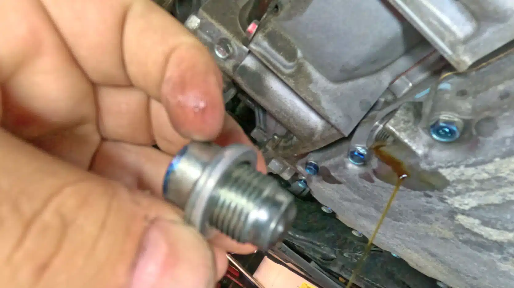 cvt fluid change - fill plug view copy Honda transmission fluid change 2017 Civic CVT drain plug check