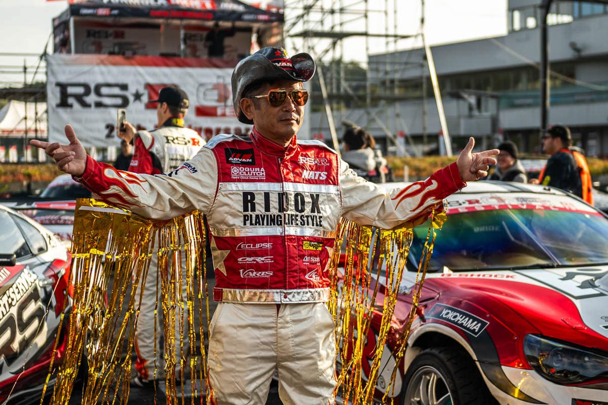 Max Orido, pilot of the RSR Japan Supra, during driver photo session