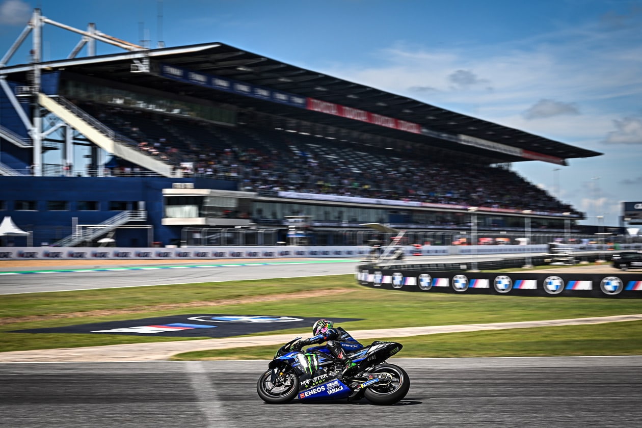 Franco Morbidelli during his Sprint at Thailand GP 2023 Franco Morbidelli during his Sprint at Thailand GP 2023
