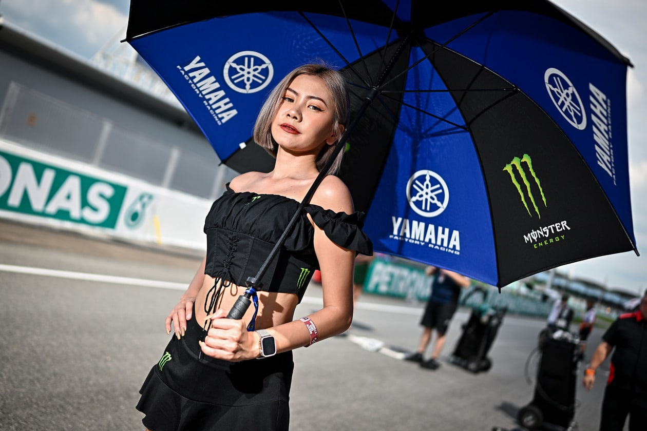 Monster Energy Yamaha MotoGP race queen, 2023 Malaysian MotoGP Monster Energy Yamaha MotoGP race queen, 2023 Malaysian MotoGP