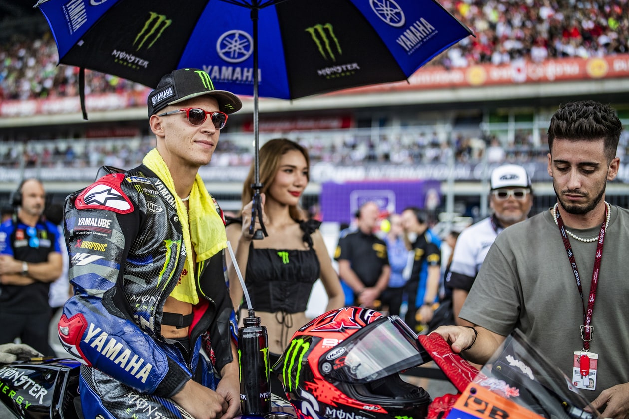 Fabio Quartararo awaits battle, Thailand MotoGP 2023 Fabio Quartararo awaits battle, Thailand MotoGP 2023