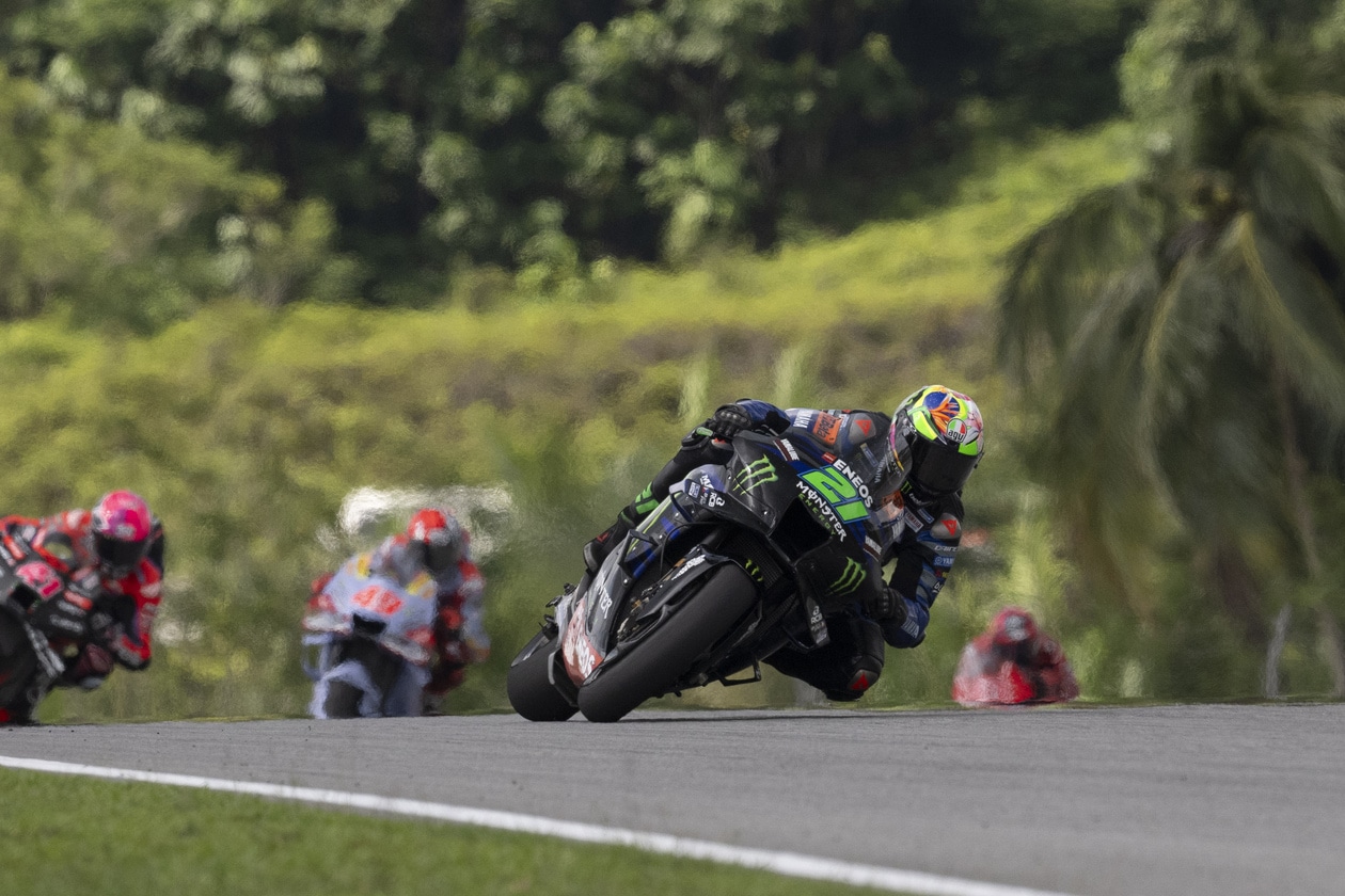 Franco Morbidelli overtook several opponents at the 2023 Malaysian GP to finish P7