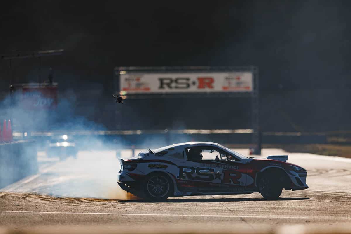 Aasbo practicing for the Backie competition, RSR Drift Festival 2023.