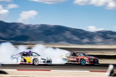 Faruk Kugay versus Ben Hobson, Team ENEOS, Utah Motorsports Campus, 2023 Formula DRIFT.