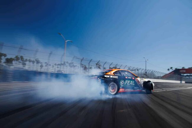 Odi Bakchis led the charge for Feal Race Team in the 2023 Formula DRIFT PRO Championship.