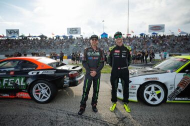 Odi Bakchis and Simen Olsen, Englishtown, 2023 Formula DRIFT