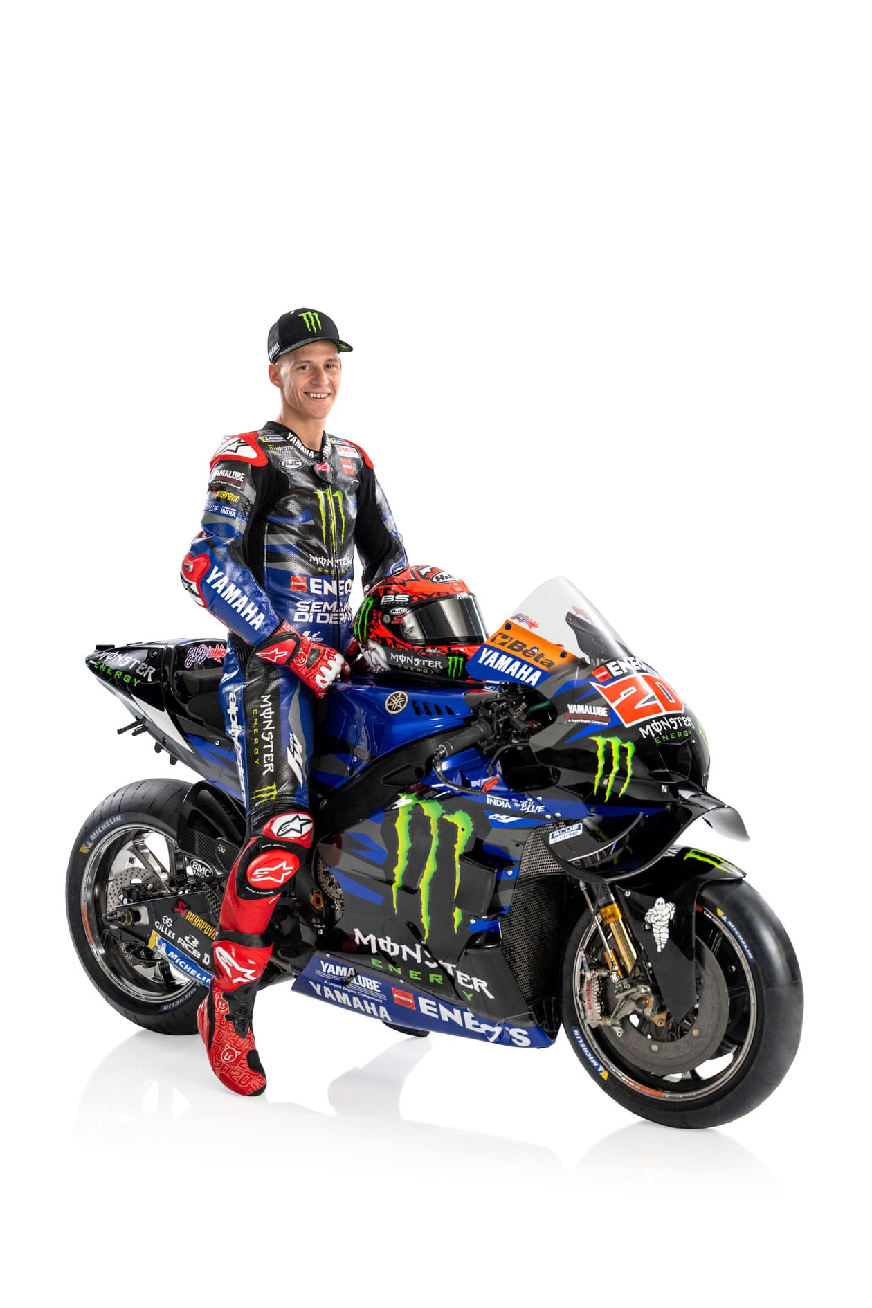 2024 Monster Energy Yamaha MotoGP team rider, Fabio Quartararo 2024 Monster Energy Yamaha MotoGP team rider, Fabio Quartararo