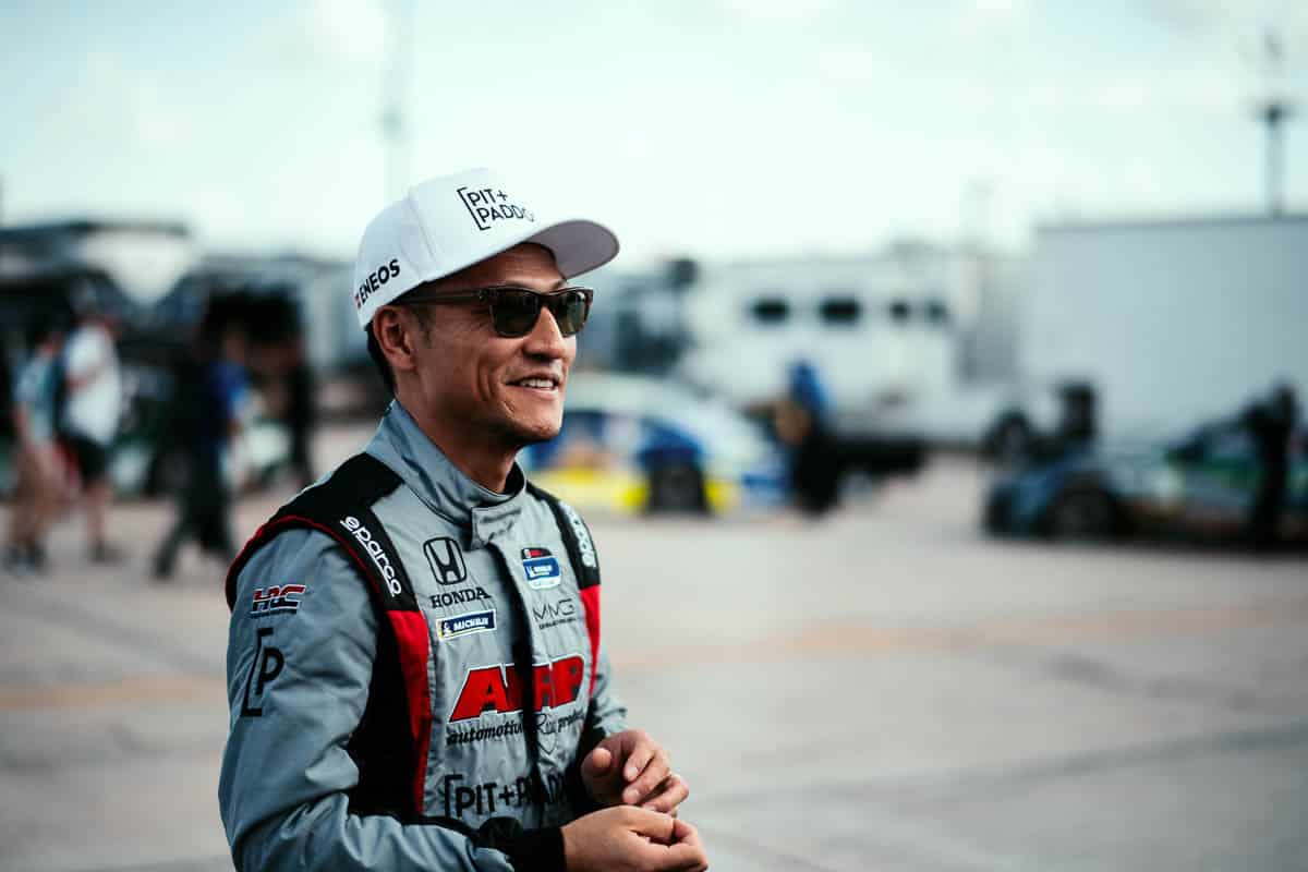 ENEOS ambassador, Dai Yoshihara, 2024 IMSA Sebring, Michelin Pilot Challenge.