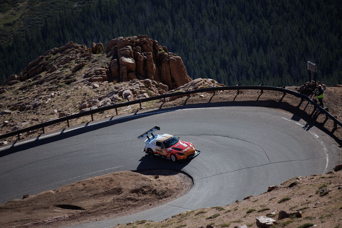 Evasive S2000RS at the 2023 Pikes Peak International Hill Climb.