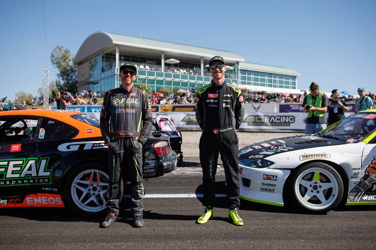Odi Bakchis and Simen Olsen are ready to dominate the 2024 FD PRO Championship season again for Feal Race Team. Odi Bakchis and Simen Olsen are ready to dominate the 2024 FD PRO Championship season again for Feal Race Team.