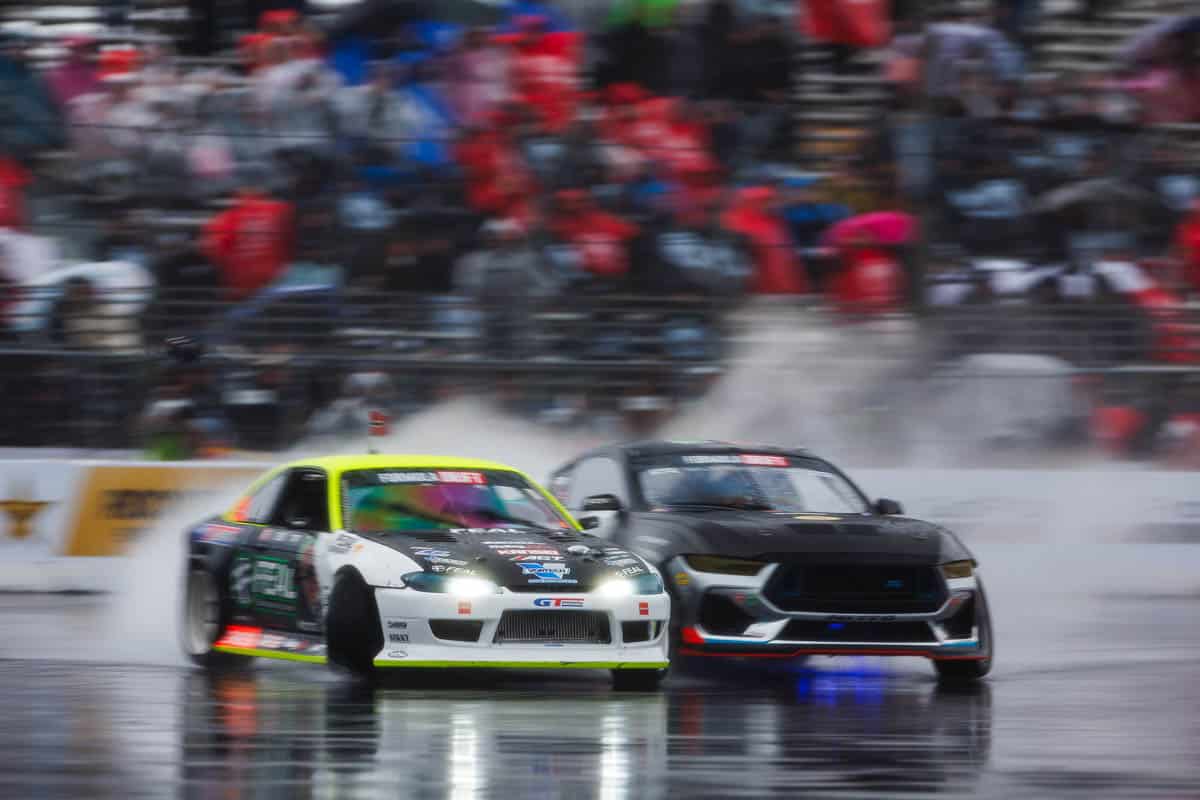 Olsen versus James Deane, 2024 Formula DRIFT Long Beach