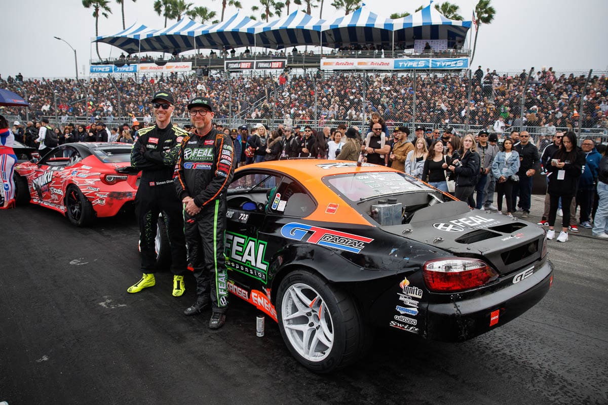 Feal Race Team at the opening ceremonies, 2024 Formula DRIFT Long Beach