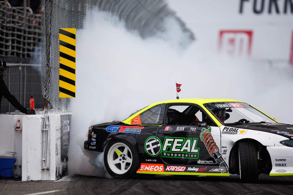 Pushing the limits, Simen Olsen, 2024 Formula DRIFT Long Beach