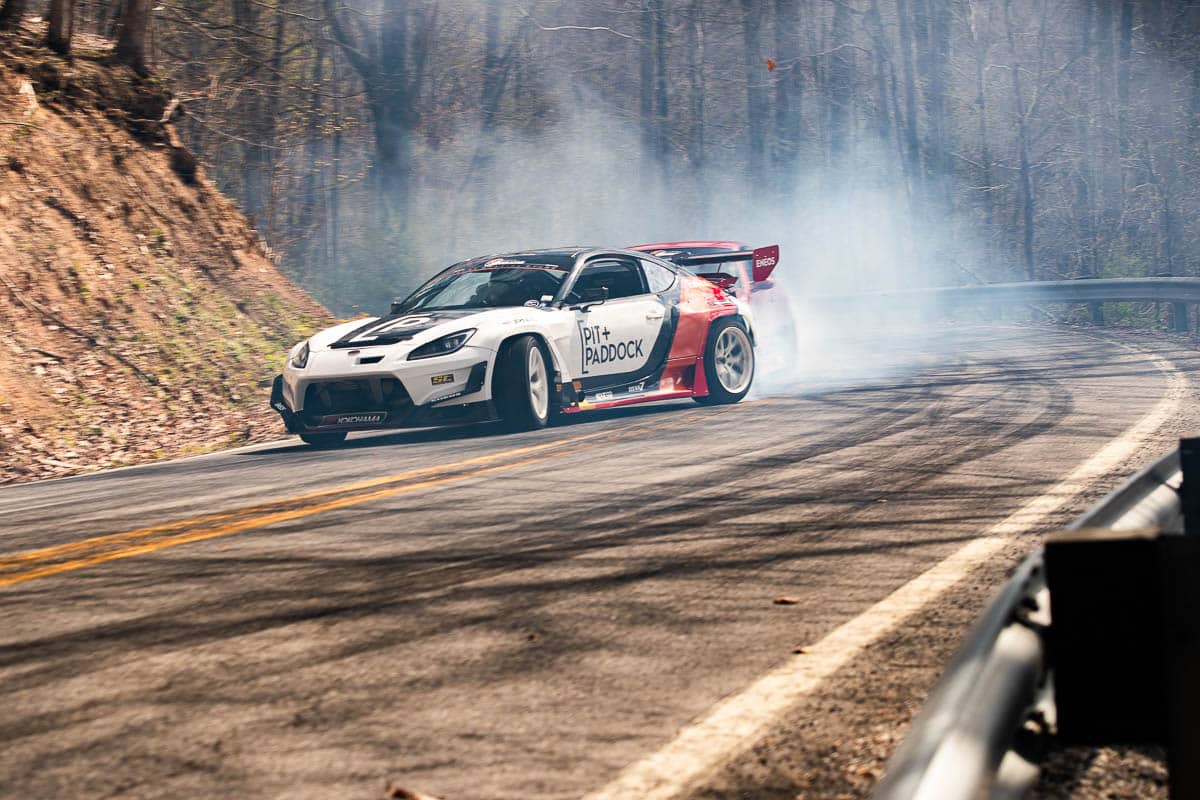 Dai Yoshihara drifts legally on public roads in his PRO-spec Subaru BRZ, Drift Appalachia 2024