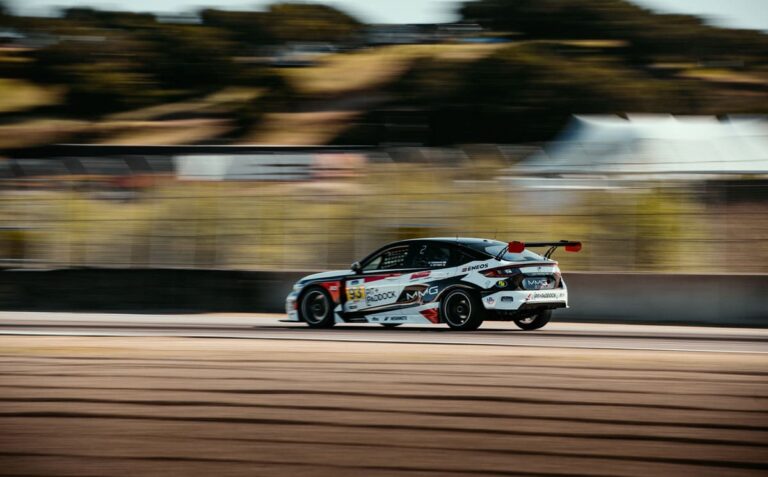 Pit+Paddock Civic Type R TCR at Laguna Seca, 2024 IMSA Michelin Pilot Challenge
