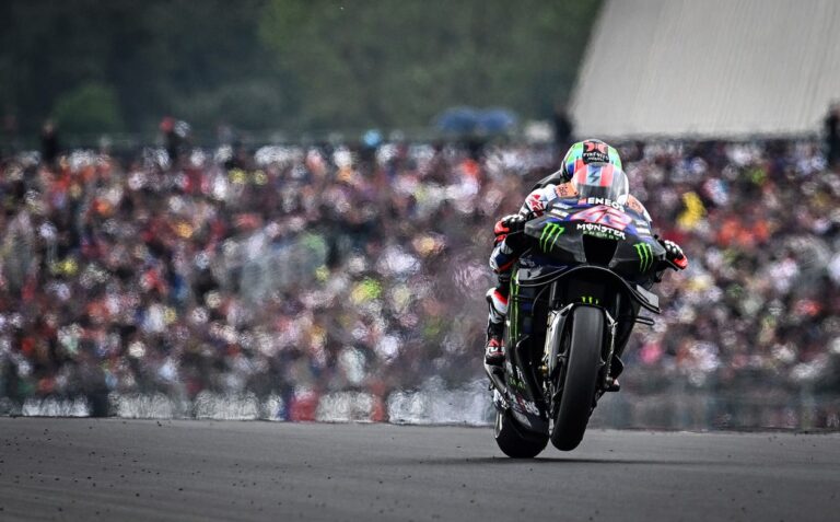 Álex Rins during practice, 2024 MotoGP France