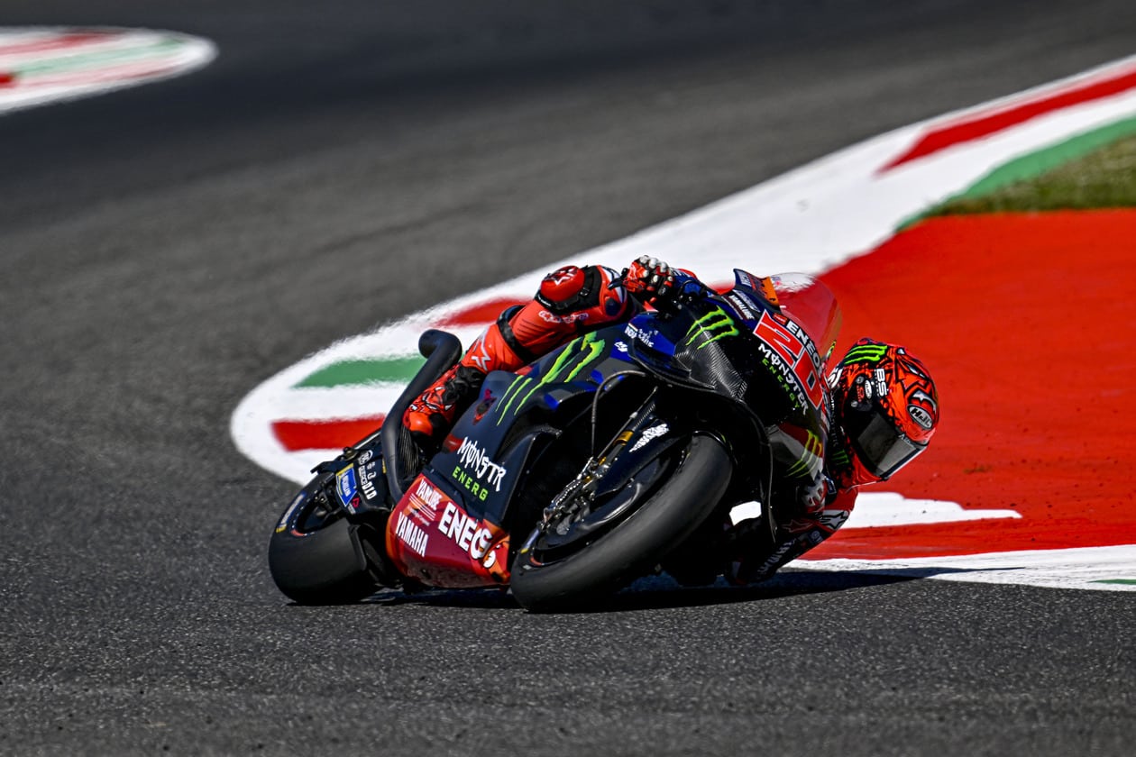 Quartararo during Qualifying, 2024 MotoGP Mugello