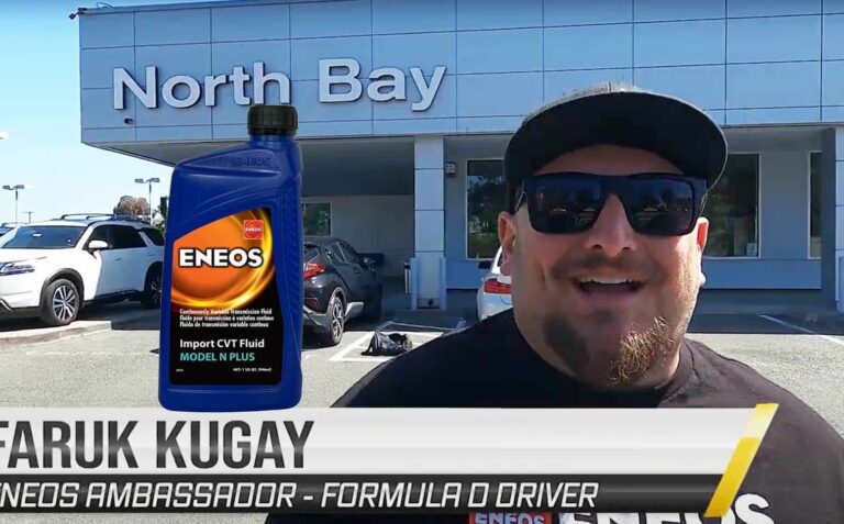 Faruk Kugay ENEOS Ambassador with ENEOS Product - Formula DRIFT driver at North Bay Nissan