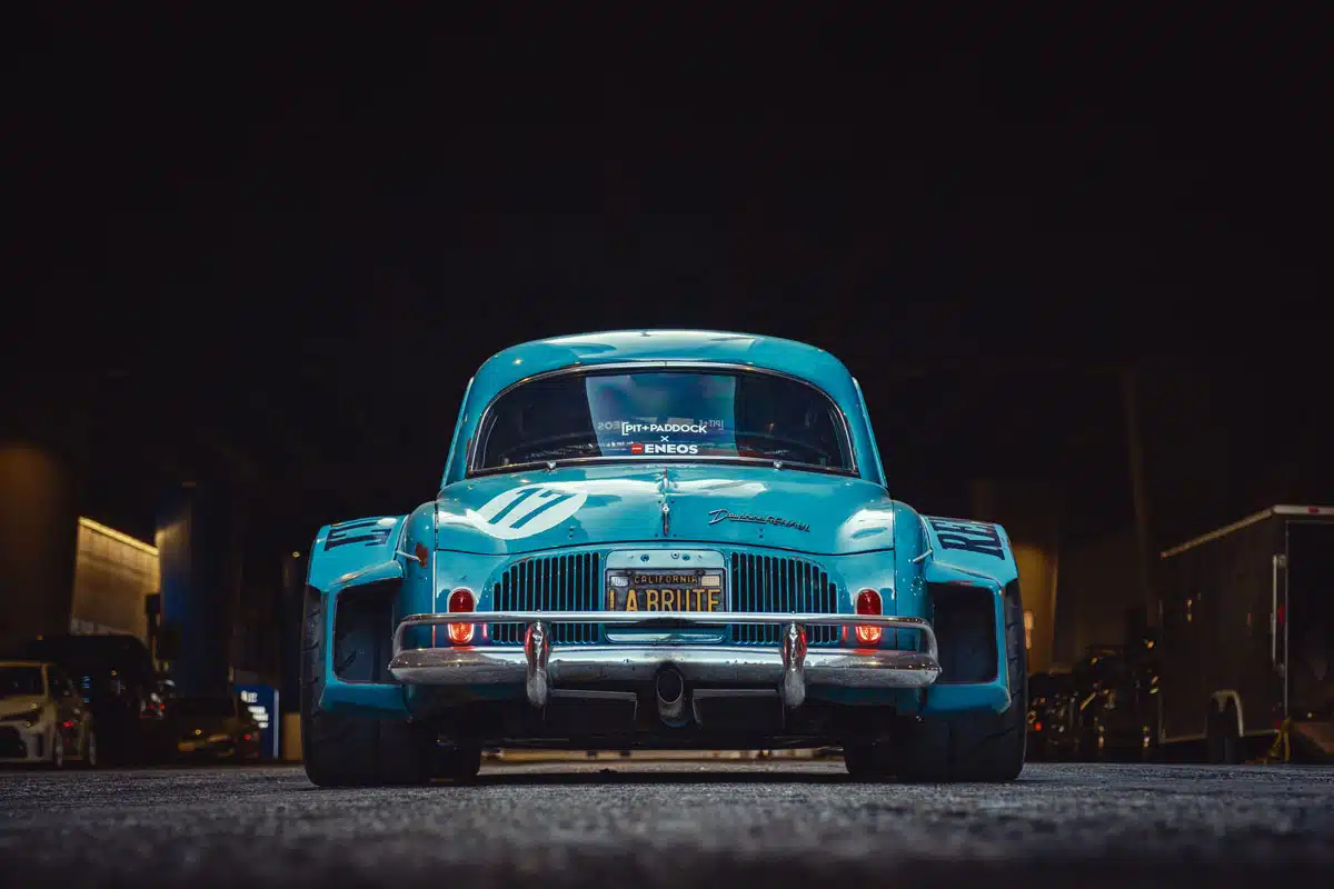 Justin Cashmore’s 1960 Renault Dauphine, rear view, 2024 SEMA Show Justin Cashmore’s 1960 Renault Dauphine, rear view, 2024 SEMA Show