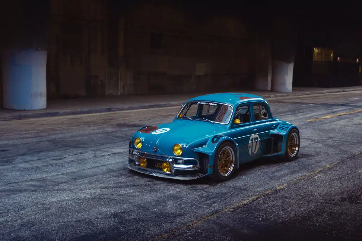 Justin Cashmore’s 1960 Renault Dauphine, front view, 2024 SEMA Show Justin Cashmore’s 1960 Renault Dauphine, front view, 2024 SEMA Show