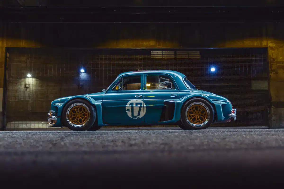 Justin Cashmore’s 1960 Renault Dauphine, side profile, 2024 SEMA Show Justin Cashmore’s 1960 Renault Dauphine, side profile, 2024 SEMA Show
