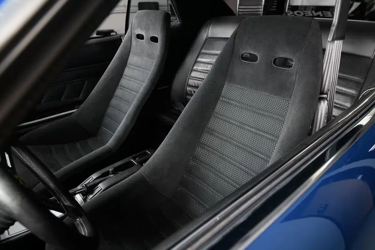 Stephan Papadakis’ 1972 Toyota Celica, vintage TRD racing seats, 2024 SEMA Show Stephan Papadakis’ 1972 Toyota Celica, vintage TRD racing seats, 2024 SEMA Show