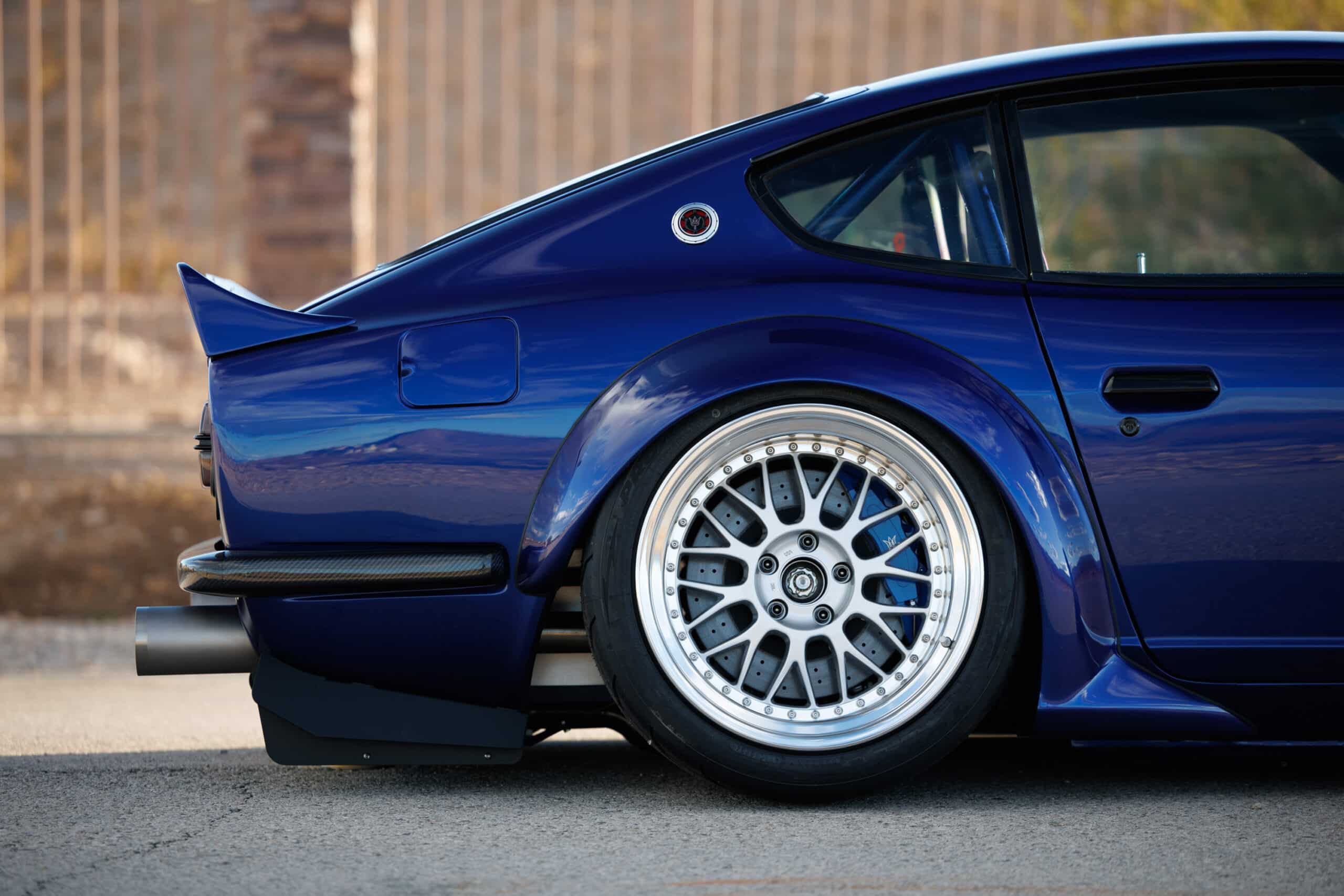 John Lau’s 1971 Datsun 240Z, rear fenders, 2024 SEMA Show John Lau’s 1971 Datsun 240Z, rear fenders, 2024 SEMA Show