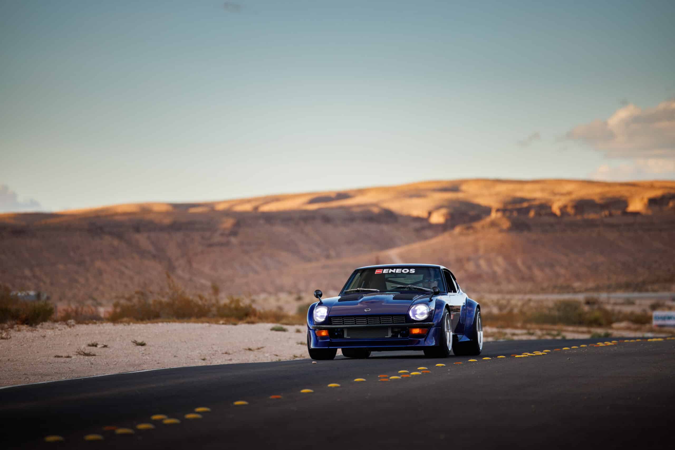 John Lau’s 1971 Datsun 240Z cruising the outskirts of Las Vegas, 2024 SEMA Show John Lau’s 1971 Datsun 240Z cruising the outskirts of Las Vegas, 2024 SEMA Show