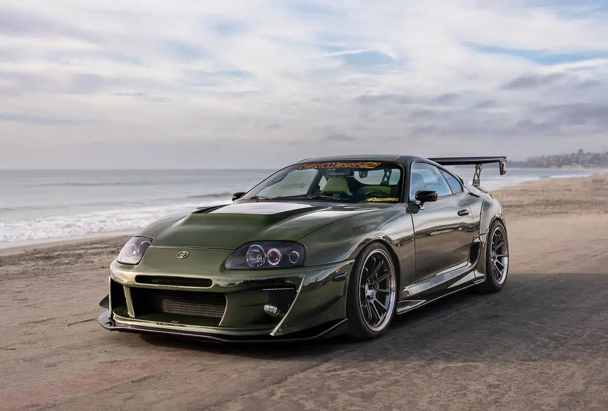 Leo Barrit’s 1995 Toyota Supra, front view, 2024 SEMA Show Leo Barrit’s 1995 Toyota Supra, front view, 2024 SEMA Show