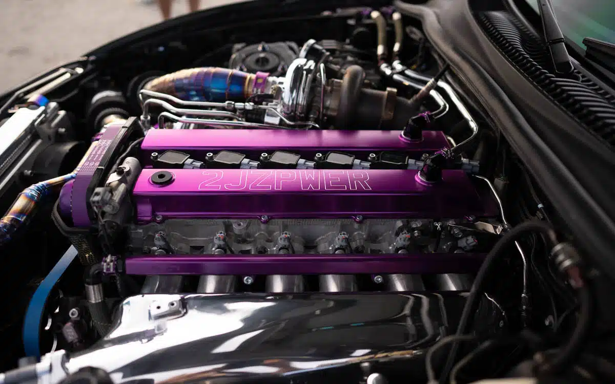 Leo Barrit’s 1995 Toyota Supra, side profile 2JZ-GTE, 2024 SEMA Show Leo Barrit’s 1995 Toyota Supra, side profile 2JZ-GTE, 2024 SEMA Show