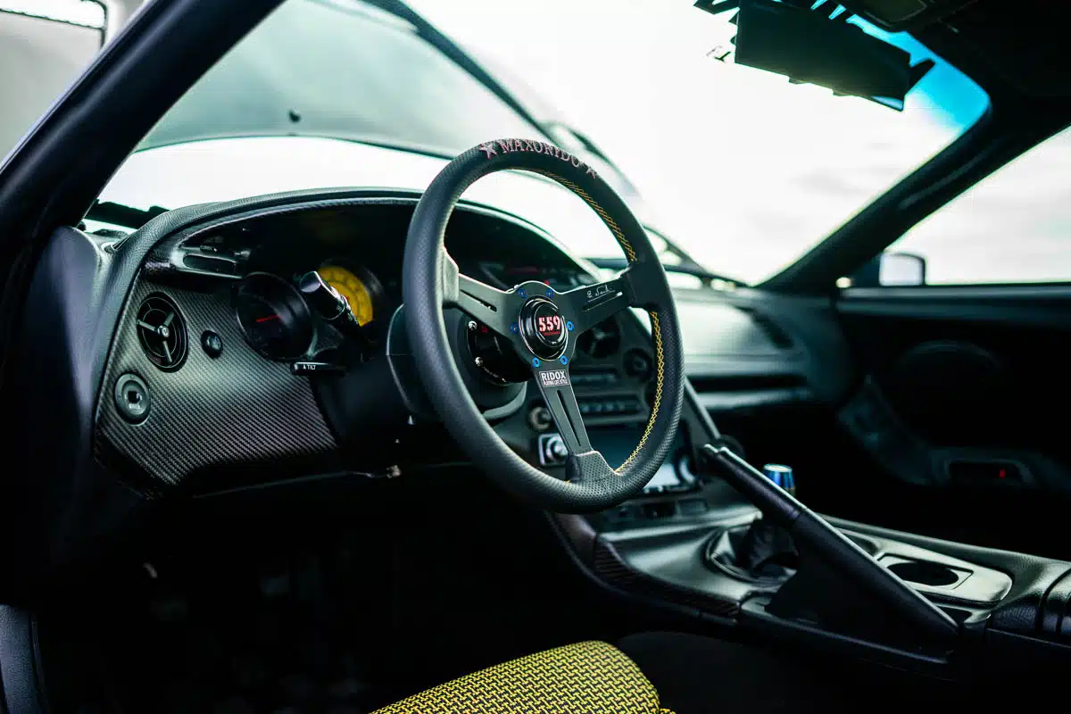 Leo Barrit’s 1995 Toyota Supra, interior, 2024 SEMA Show Leo Barrit’s 1995 Toyota Supra, interior, 2024 SEMA Show