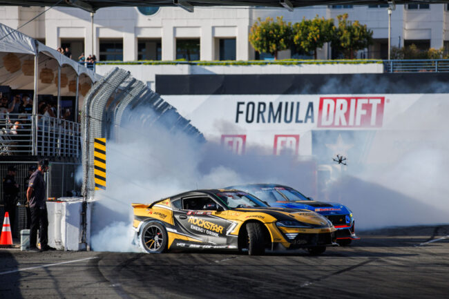 Fredric Aasbo versus James Deane during the Final battle, 2025 Formula