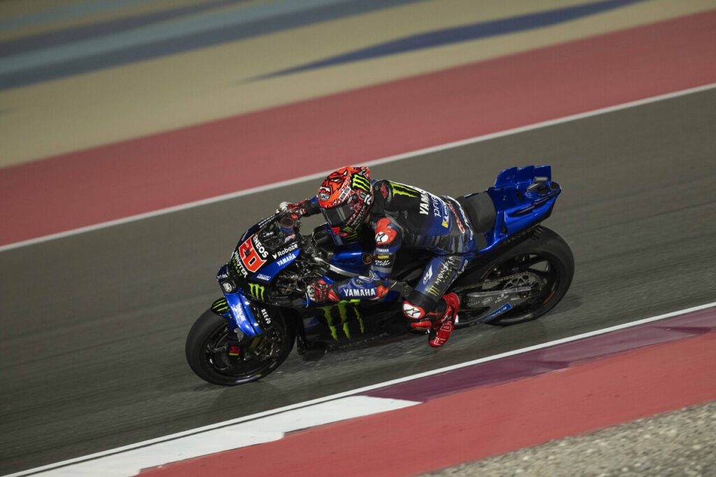Quartararo on his Yamaha YZR-M1, 2025 MotoGP Qatar