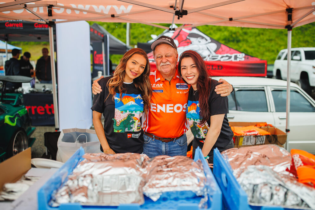 Breakfast is served by ENEOS staff, 2025 Formula DRIFT Road Atlanta