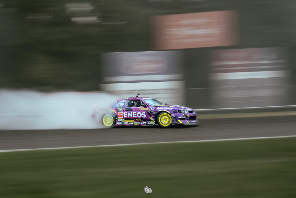 ENEOS ambassador Faruk Kugay is having a blast this summer: he’s currently revamping the DEVSPEED / ENEOS Porsche 911 GT3, swapping the Japanese Subaru STI motor for an American V8, his first LS-powered drift car.