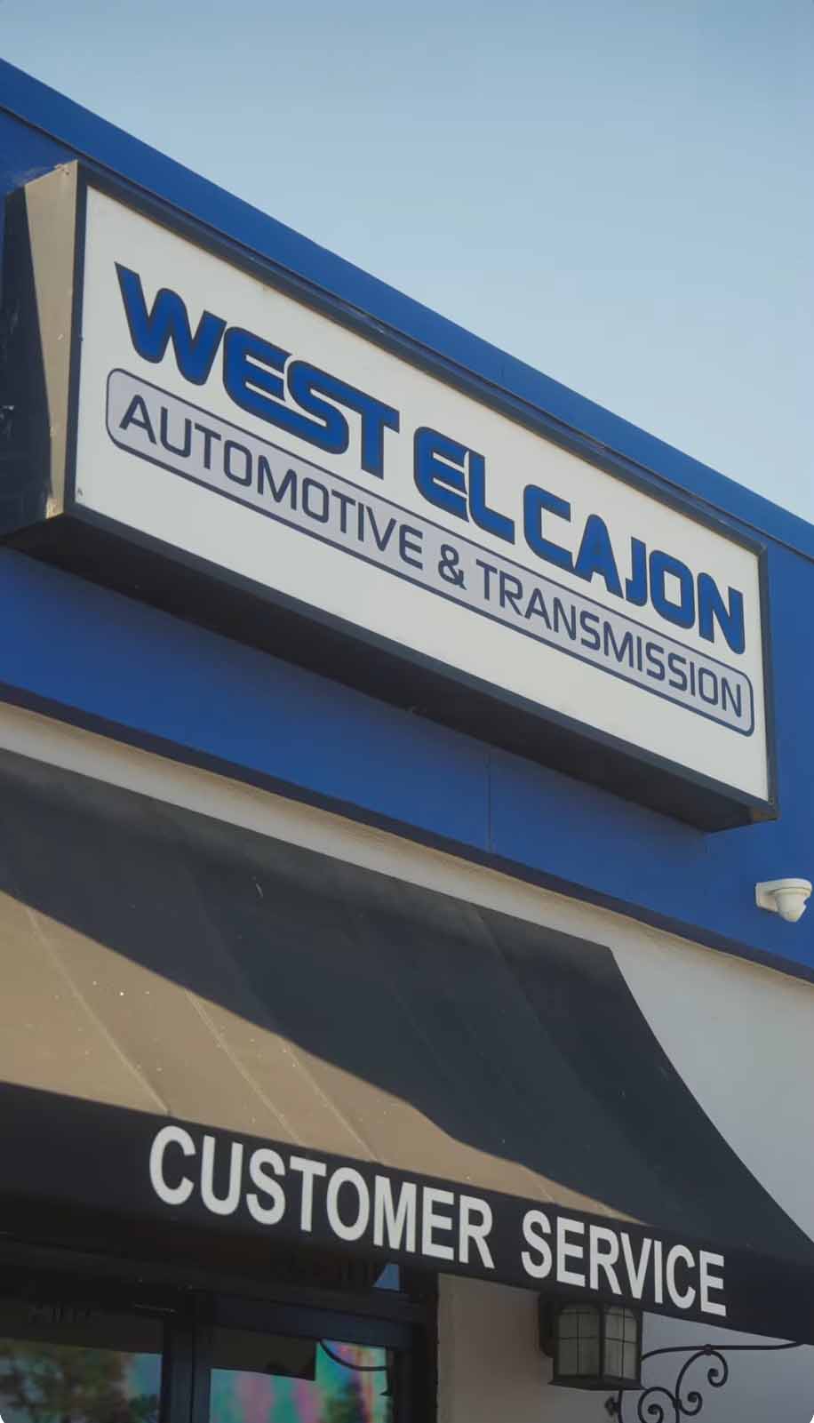 West El Cajon Automotive & Transmission building exterior