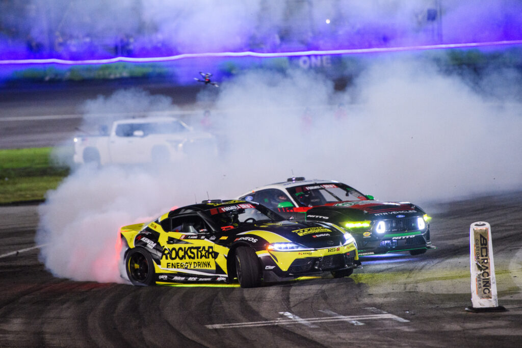 The Norwegian Hammer battles nearly flawlessly in a wet FD Orlando round to finish third for Team ENEOS.