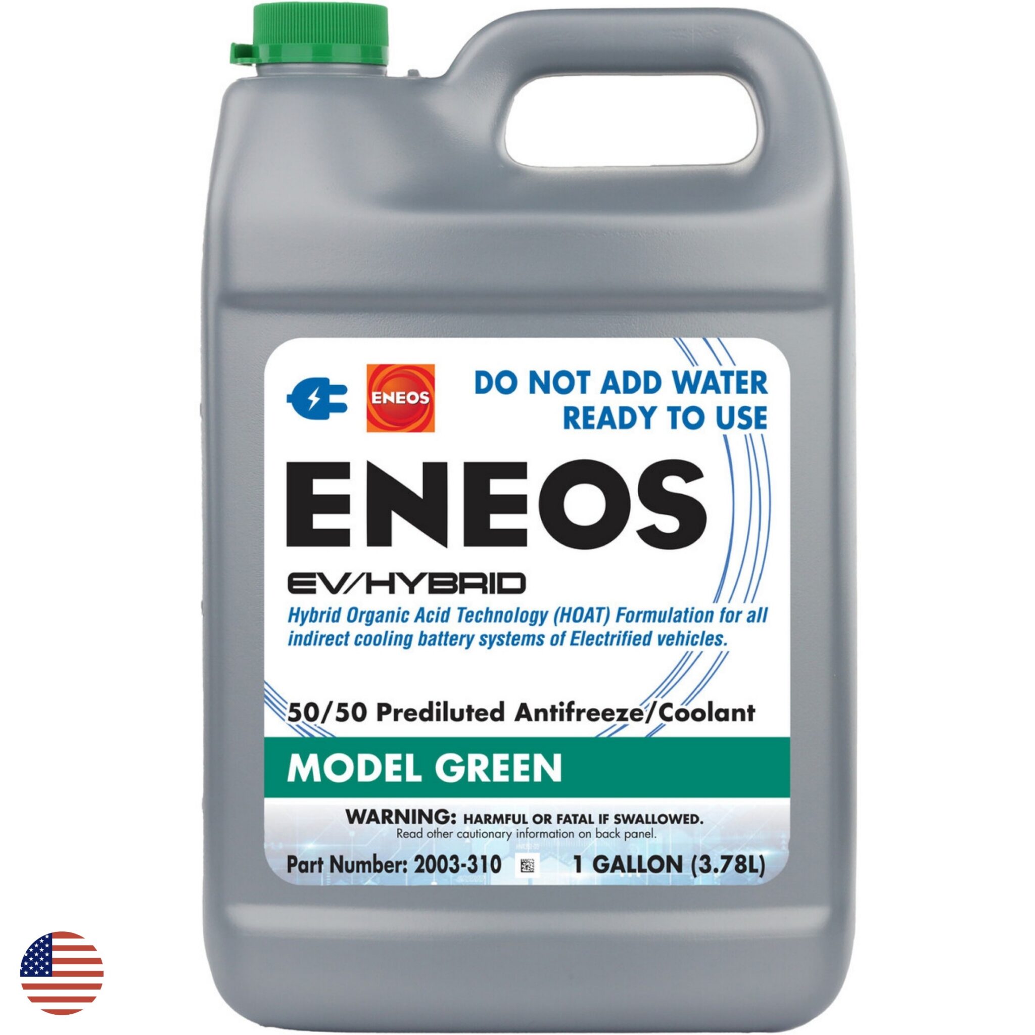 ENEOS EV/Hybrid Coolant Model Green