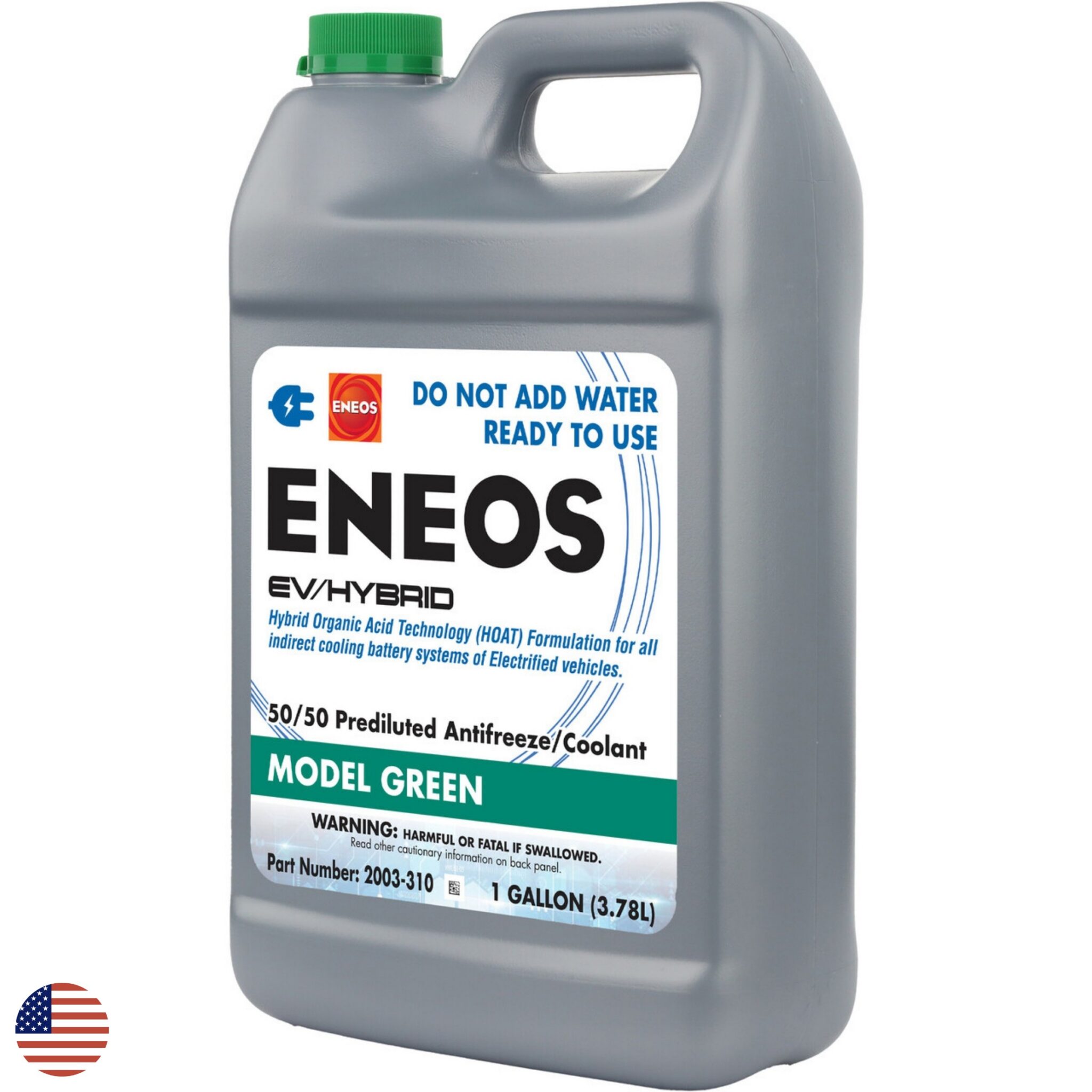 ENEOS EV/Hybrid Coolant Model Green