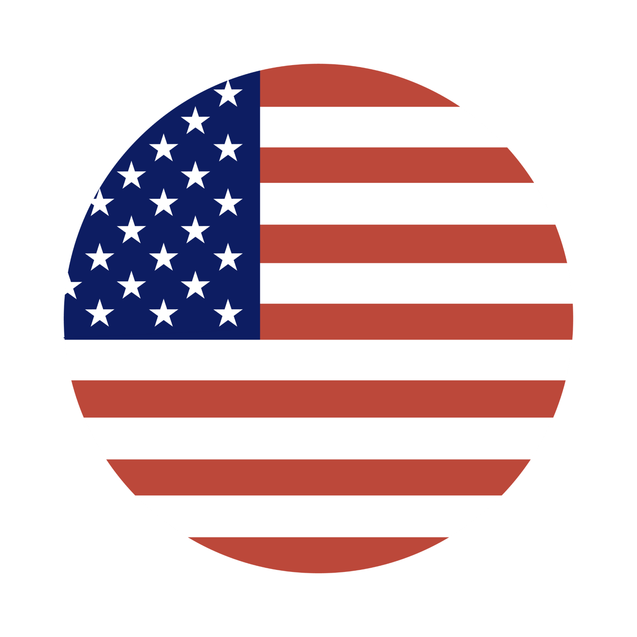 USA circle flag