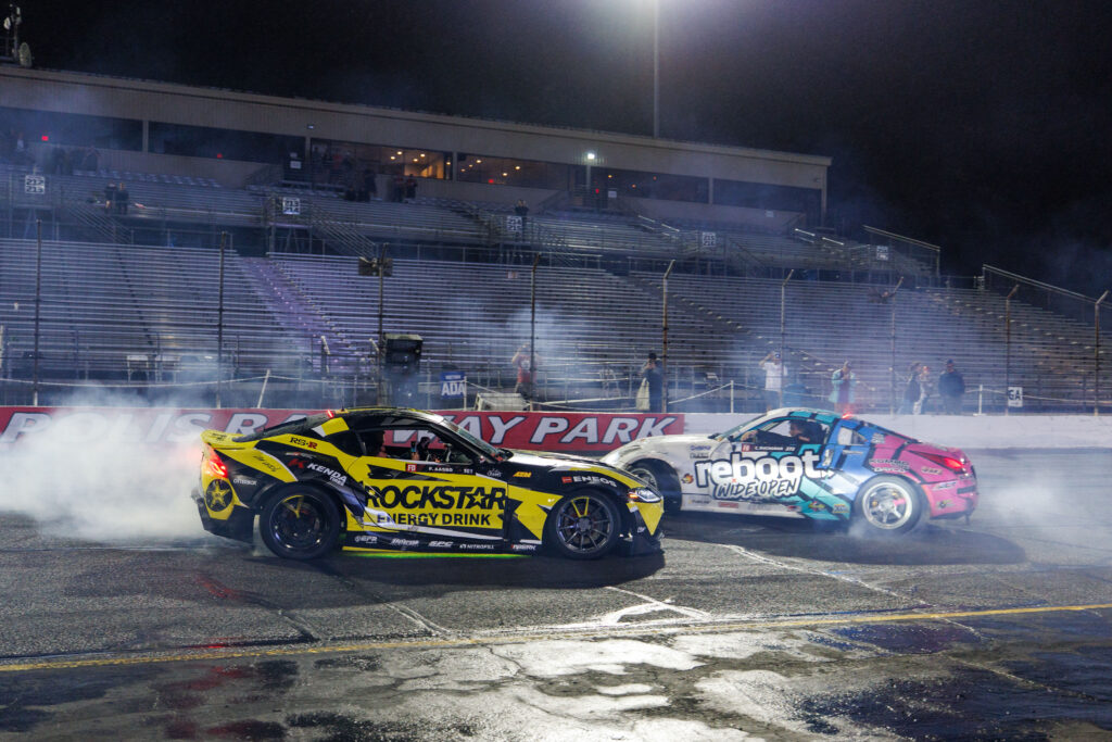 Rain forces Formula DRIFT to cancel a PRO round for the first time in its 23 year series history.